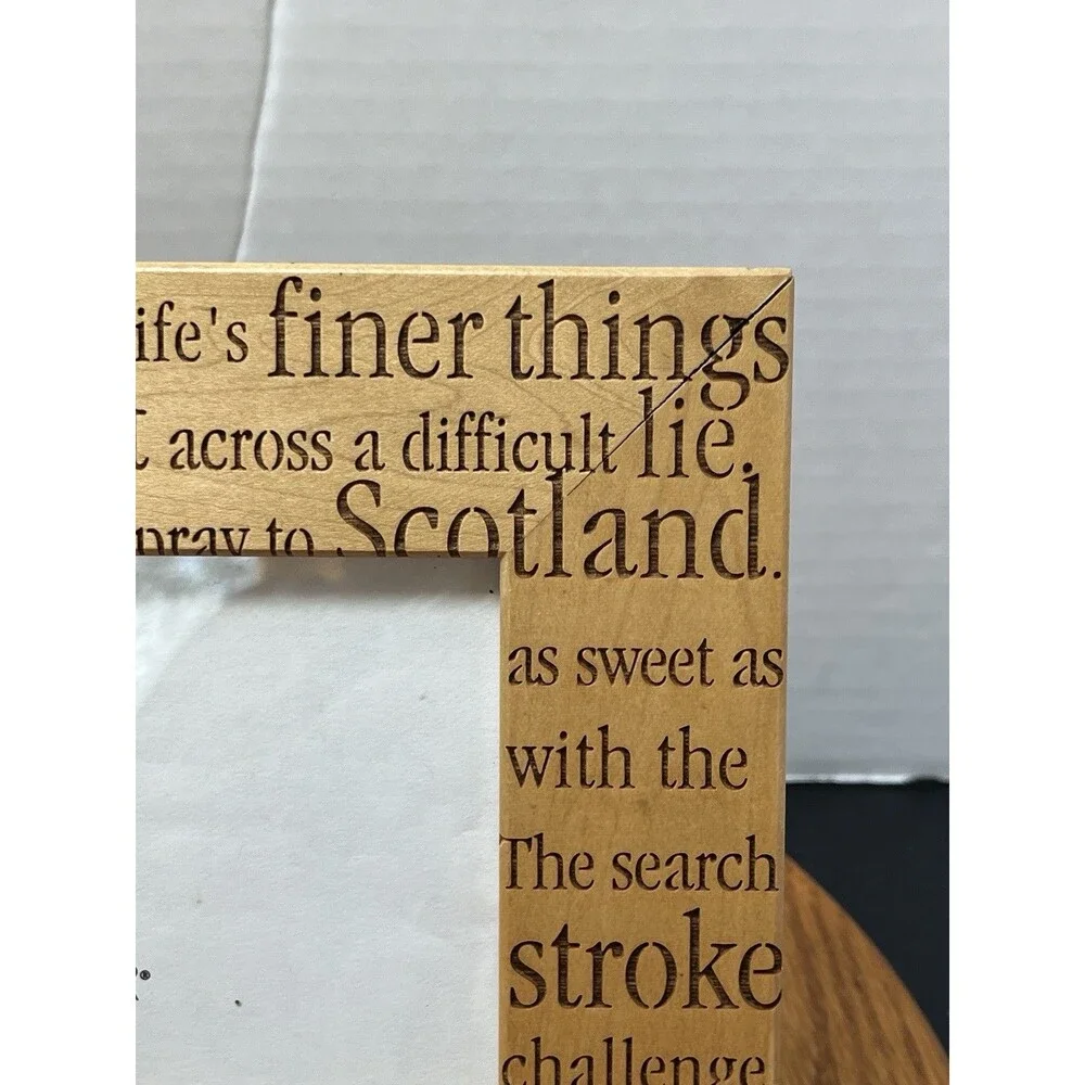Vintage Lasercraft Golf Picture Frame 4 x 6